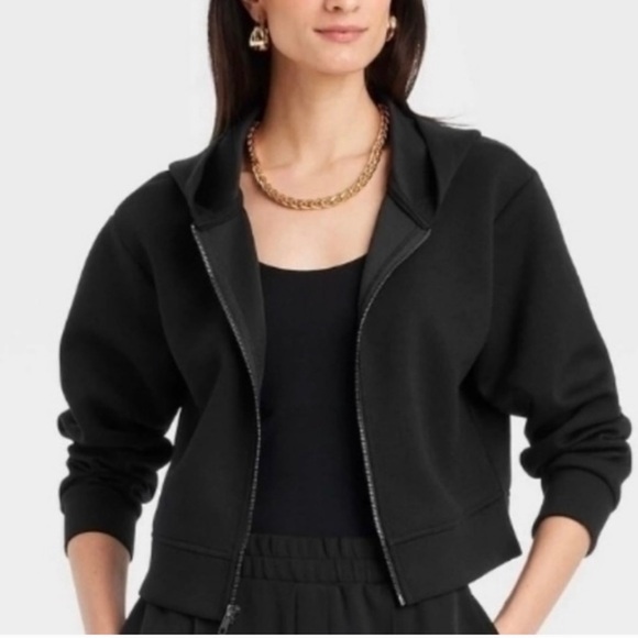 a new day Jackets & Blazers - NWOT a new day Black zip up jacket